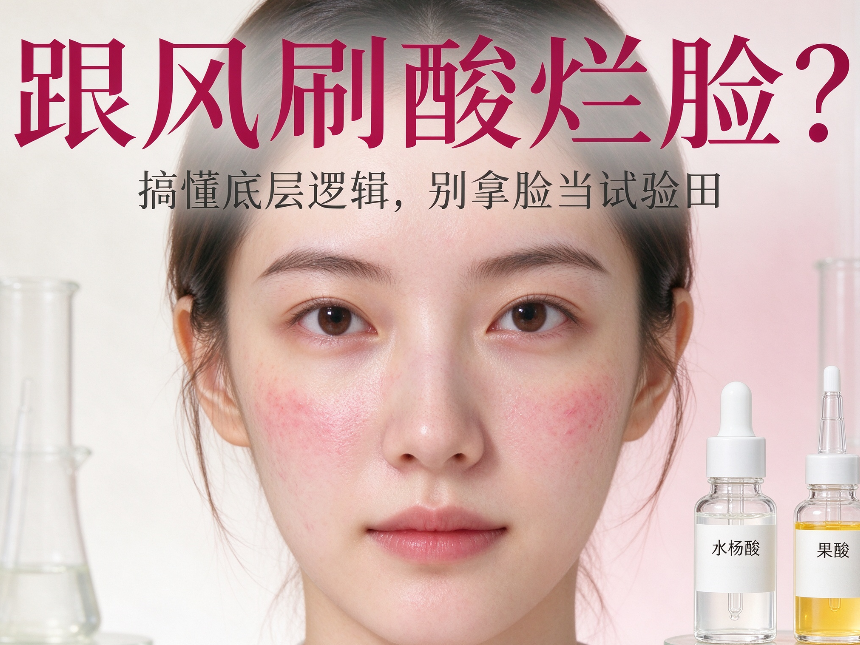 跟风“刷酸”烂脸进医院?搞懂这些底层逻辑,别再拿脸当试验田